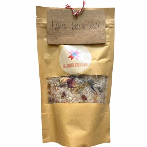 badesalt, fodbad, blomster