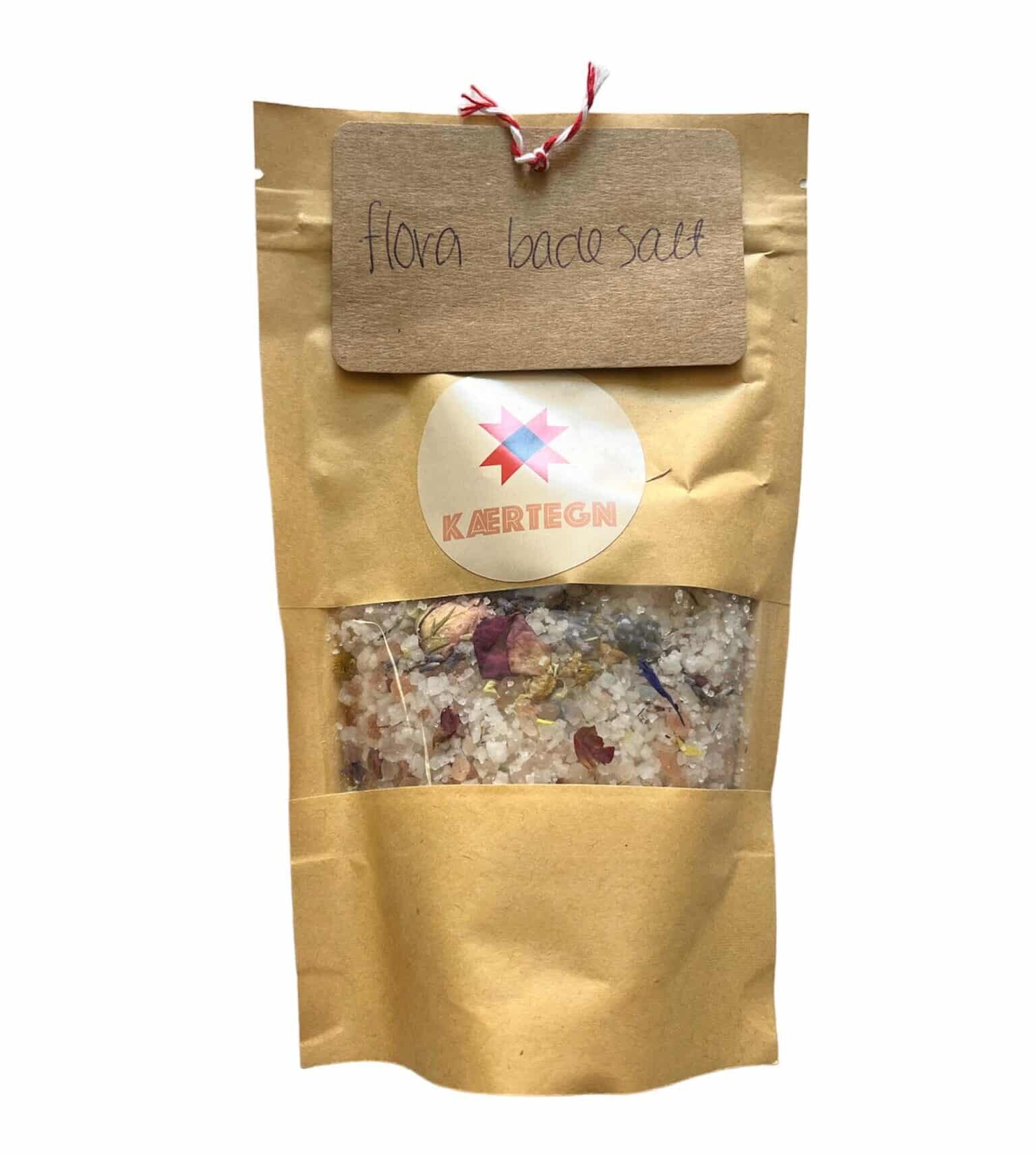 badesalt, fodbad, blomster